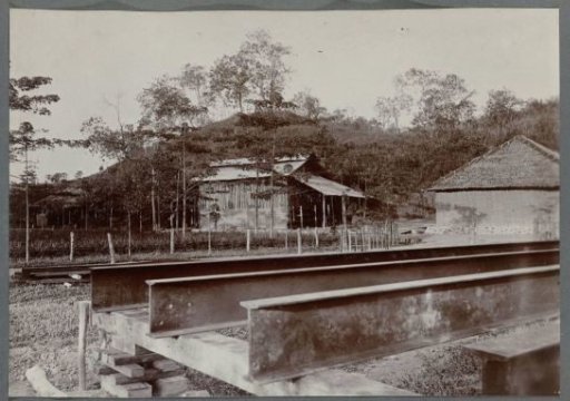 Forge at Camp Krueng Seumpo with Components for a Bridge