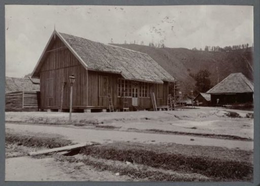 Completed House in a Camp