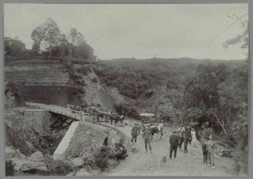 Completed bridge over the Wenih Rongka