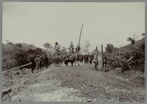 Intersection of the new and an old road