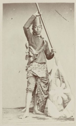 Portrait of a standard-bearer