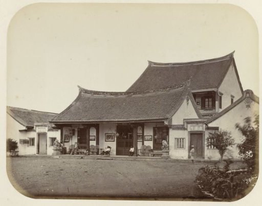 Chinese house on the Molenvliet in Batavia