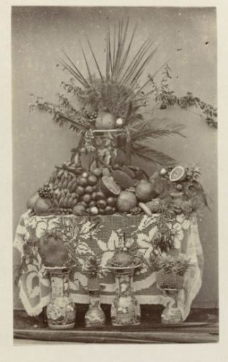 Still life of tropical fruits