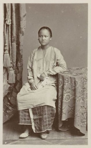 Seated girl
