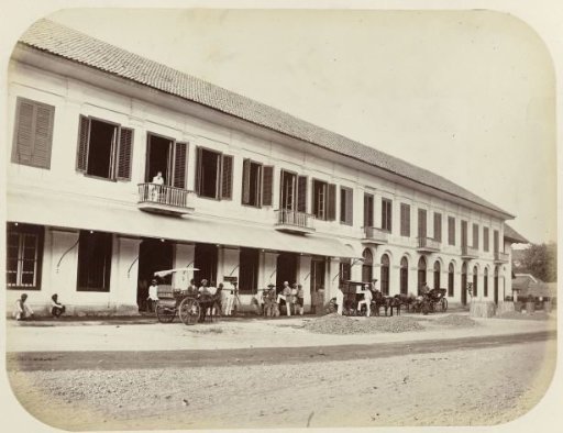 Trading houses in Batavia at Pasar Pisang