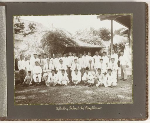 Department of 'Native Agriculture' of the Central Office for Statistics in Batavia