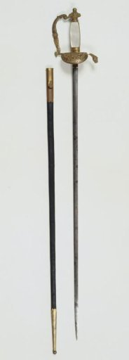 Sword of the Full Dress Uniform of a Member of the Honorary Guard during the Inauguration of Queen Juliana
