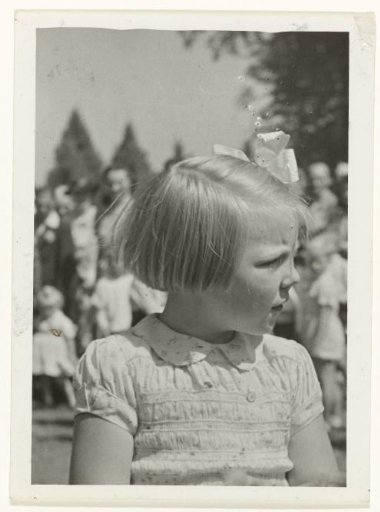 Princess Beatrix shortly after her return to the Netherlands
