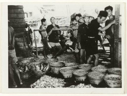 Fish market in Batavia
