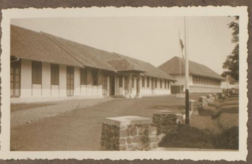 Front Buildings of the Technical School in Bandoeng