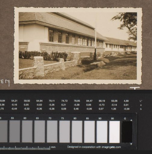 Front Buildings of the Technical School in Bandoeng