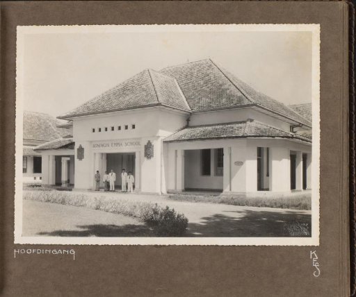 Main Entrance of the Queen Emma School