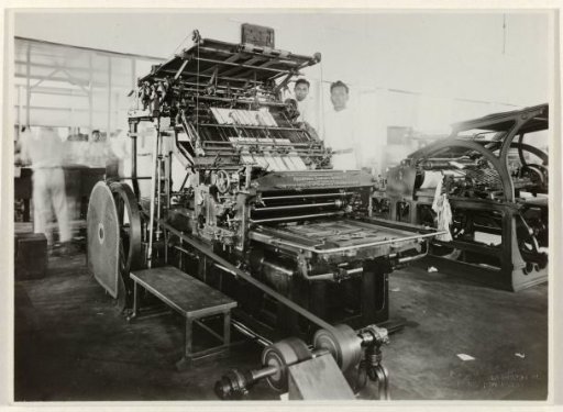 Machines in the Printing Office