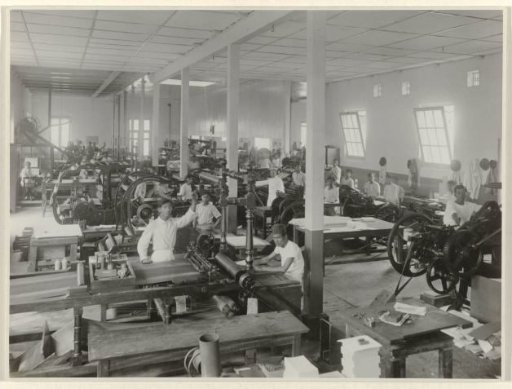 Ruling Machines in the Printing Office