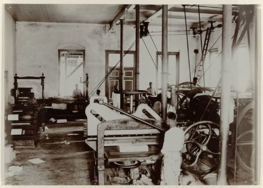 Printing works of the Deli Courant