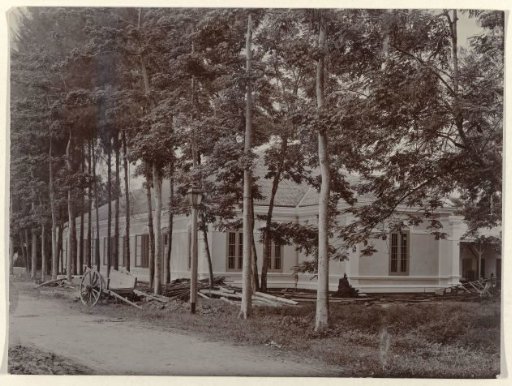 Printing press of the Deli Courant at Medan