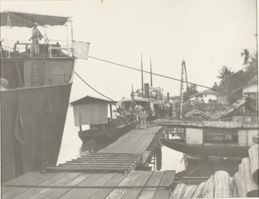 Ships at a pier