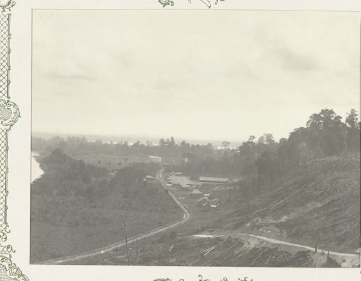 Village with Oil Tanks