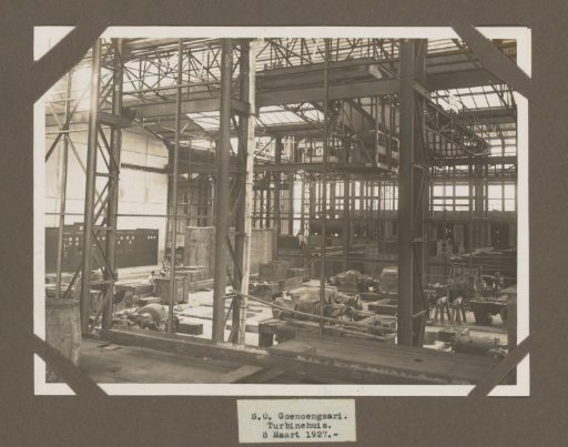S.O. Goenoengsari. Turbine house. 8 March 1927.