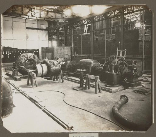 S.O. Goenoengsari. Turbine house. 5-4-1927.
