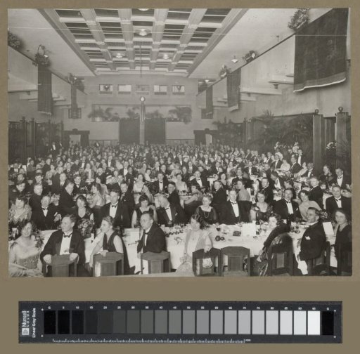Dinner at the celebration of the jubilee of the Amsterdam Trade Association (HVA) in 1929