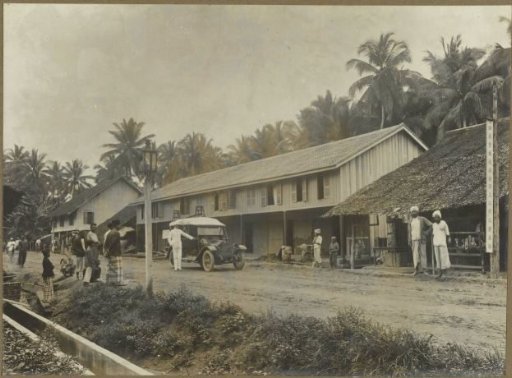 Extension of a shop building