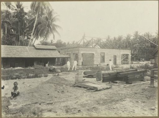 Construction of a residential house