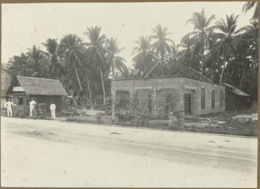 Construction of a residential house
