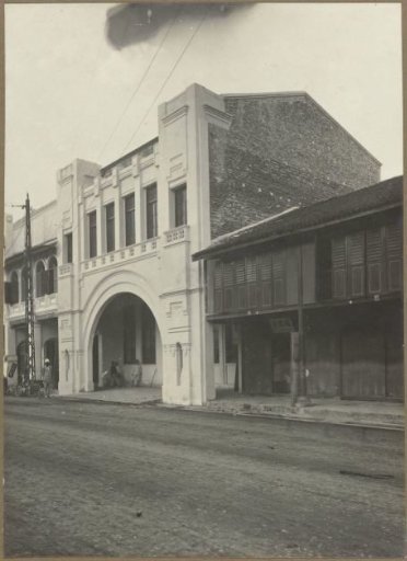 Building with arched entrance