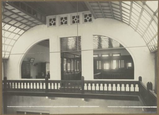 Interior with upper floor