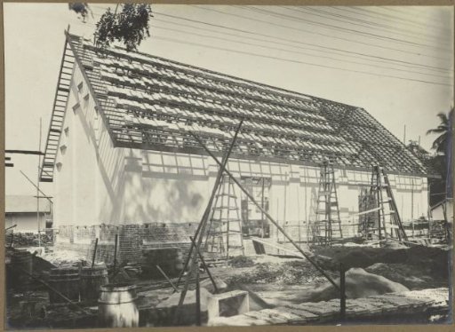 Building Along the Railway Under Construction