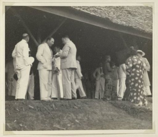 Guests in conversation with each other