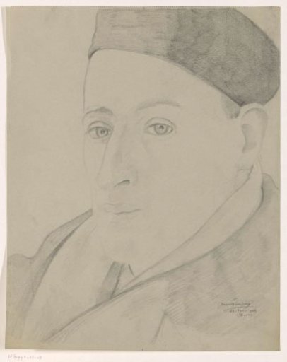 Self-portrait with cap: B-1-1, 26 January