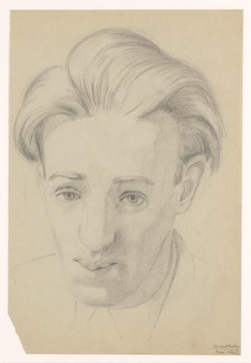 Self-portrait, en face, May 1942