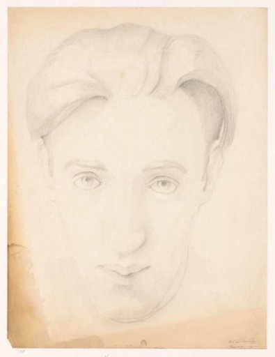 Self-portrait, en face: B-1-1, May 1942