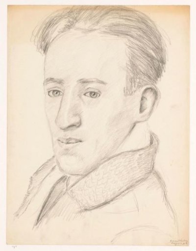 Self-portrait: B-1-1, spring 1942