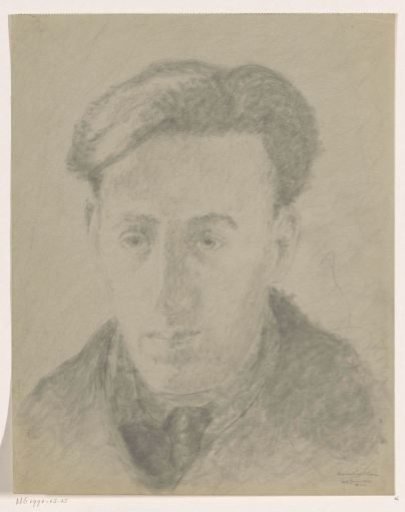 Self-portrait en face: B-1-1, 29 January
