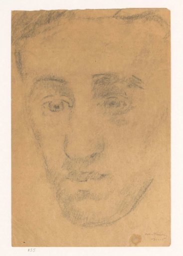 Self-portrait en face: B-1-1