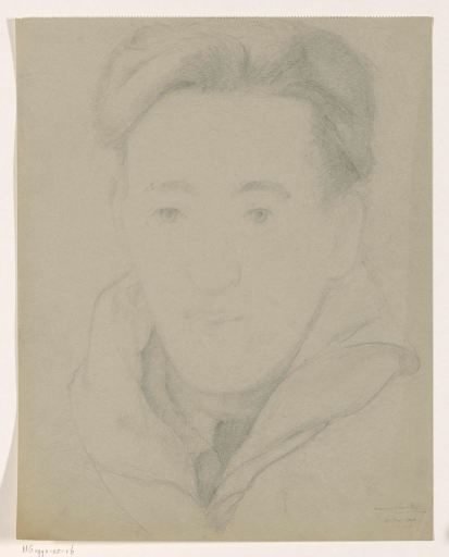 Self-portrait en face: B-1-1, 30 January