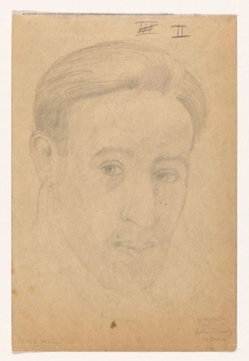 Self-Portrait en face: B-1-1, 10 January