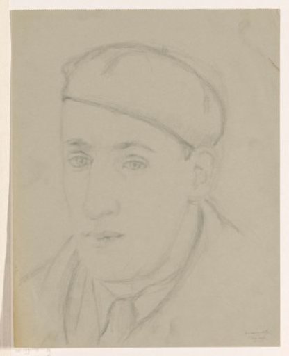 Self-Portrait with Cap: B-1-1, February 9