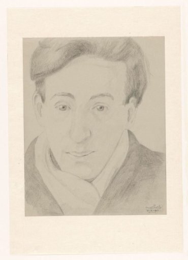 Self-Portrait with Scarf: B-1-1, February 10