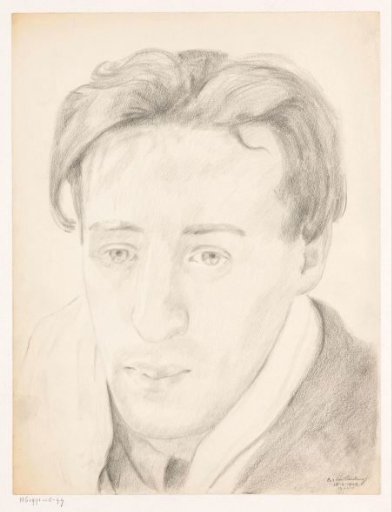 Self-Portrait with Scarf: B-1-1, February 10