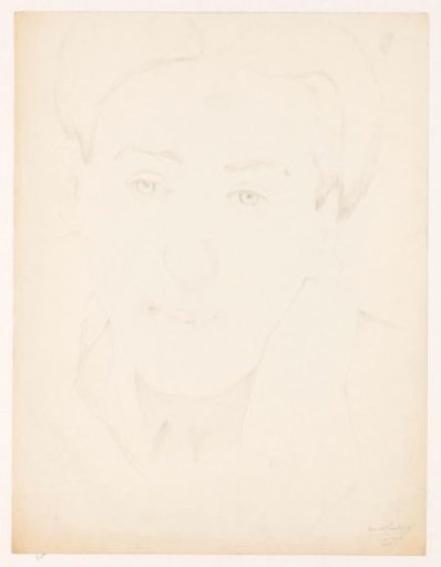 Unfinished Self-Portrait, Face: B-1-1, February 10