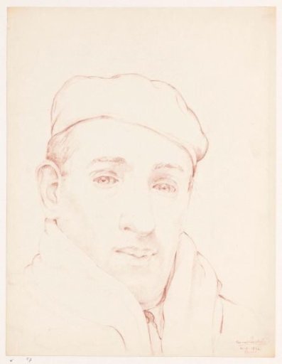 Self-Portrait with Cap: B-1-1, February 14