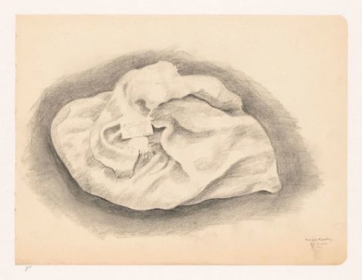Laundry with note C.G. van Teesling B-1-1 21-2-42