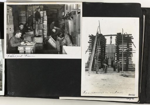 French parcels / French monument under construction