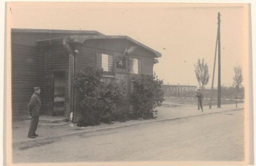 Barracks with Russian Flag