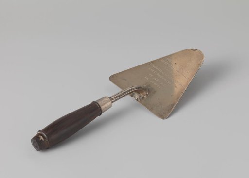 Trowel Used for the Cornerstone of the Building of the N.V. Arbeiderspers