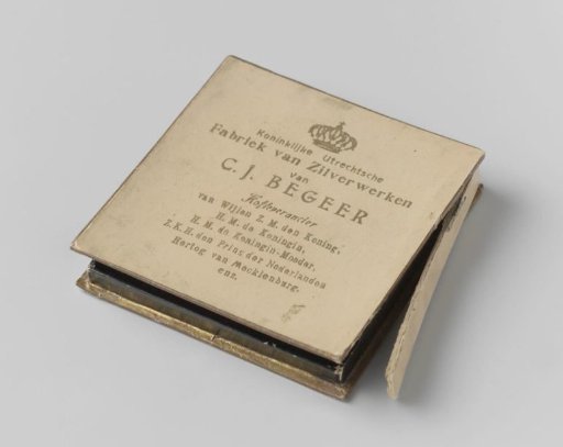 Box for the medal commemorating the third centenary of Rembrandt's birth